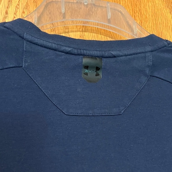 Under Armour Dark Blue Short Sleeve Henley - Picture 11 of 11